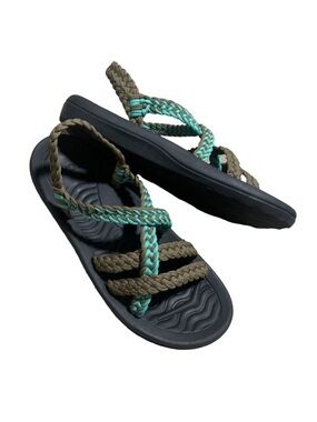 Megnya Comfort Walking Sandals with Arch Support Cord Braided Women’s size 9
